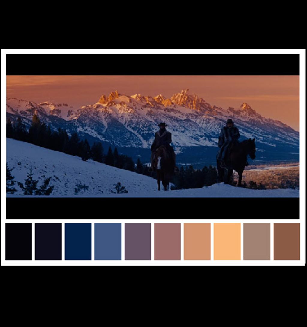 The color is beautiful. Сочетание цветов в фильмах. Палитра цветов в фильмах.